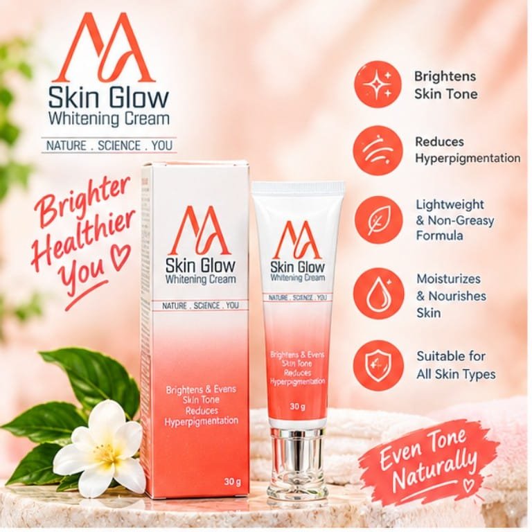 MA Skin Glow Whitening Cream – Brightening & Hyperpigmentation Care – 30g - Image 5