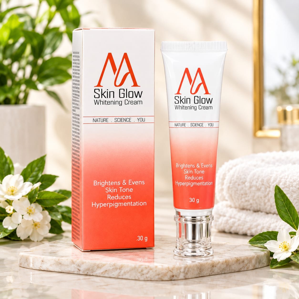 MA Skin Glow Whitening Cream – Brightening & Hyperpigmentation Care – 30g